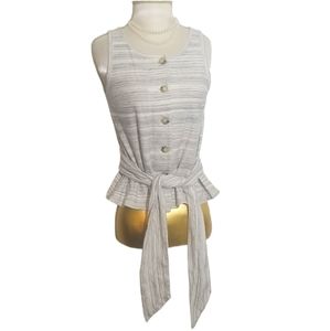 Lucky Brand Boho Tank Top Wrap Around Tie Belt